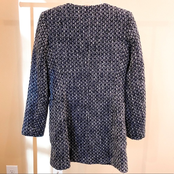 ZARA Textured Weave Frock Coat - Picture 5 of 7